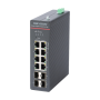 Switch 8 x RJ45 Gigabit PoE 802.3at/af/bt, 4 x SFP Gigabit, Smart Management, sina DIN - HIKVISION DS-3T1512HP-SI-8P4F HIKVISION